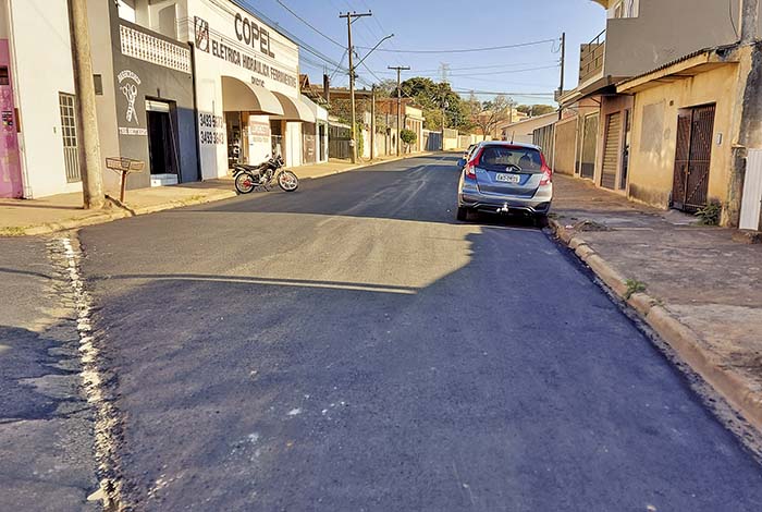 Rua São Vicente de Paulo recapeada