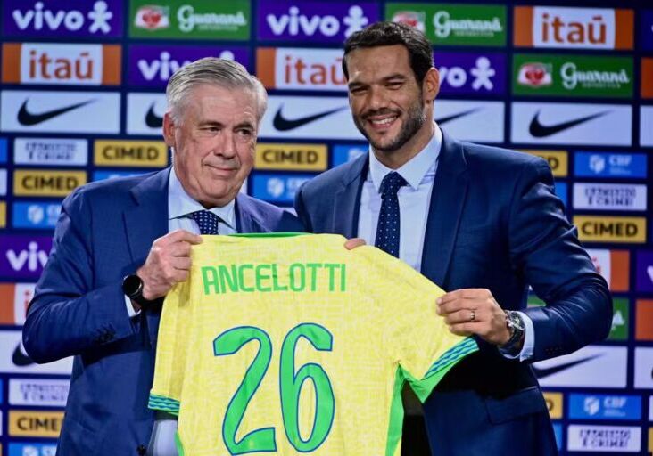 Ancelotti Ancelotti camisa 26 seleção brasileira CBF. Foto: André Durão