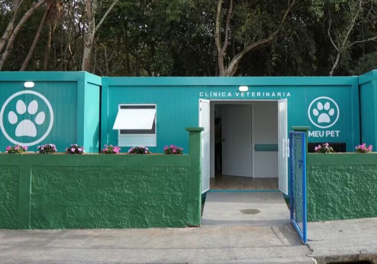 Iracemápolis recebe clínica veterinária gratuita Modelo de clínica veterinária gratuita instalada pelo Governo de São Paulo — Foto: Divulgação