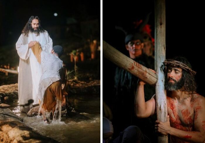 Encenação deste ano incluiu novas cenas. Fotos: Luiz Gustavo