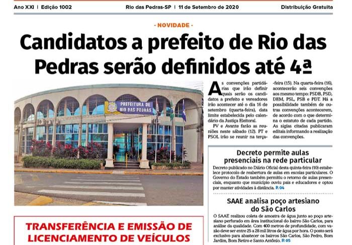 Capa da edição 1002